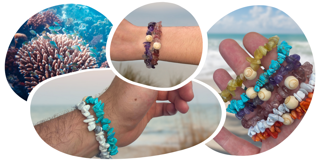 Korall restaurációs karkötő