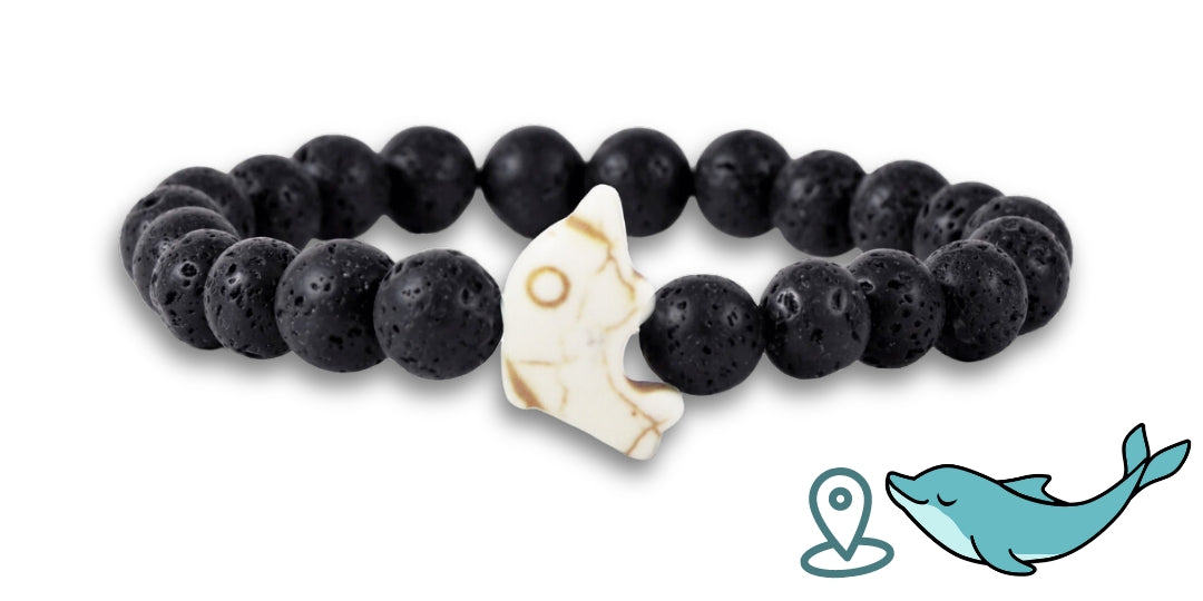 Bracciale con tracciamento dei delfini
