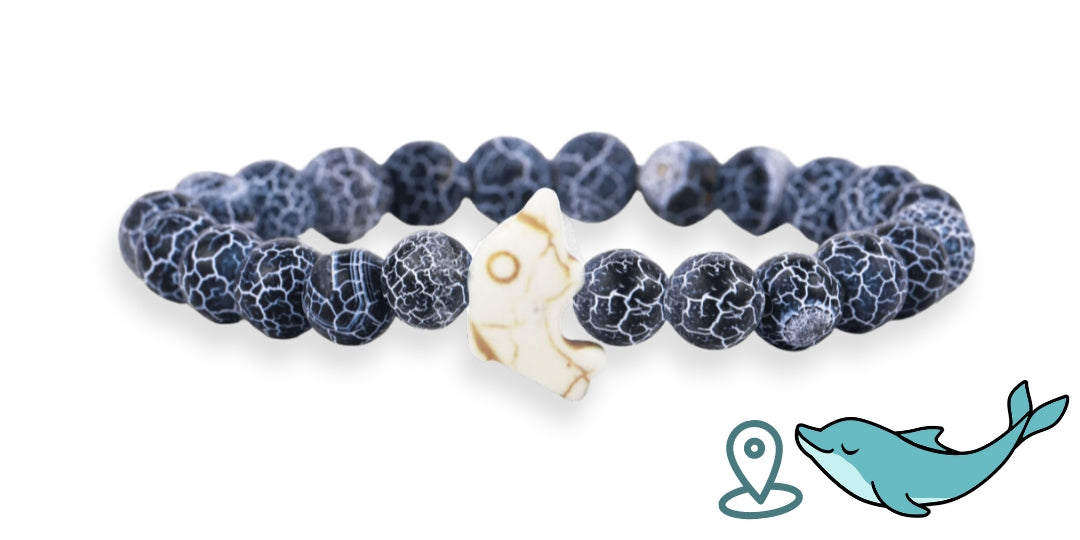 Bracciale con tracciamento dei delfini