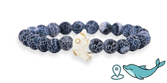 Bracciale con tracciamento dei delfini