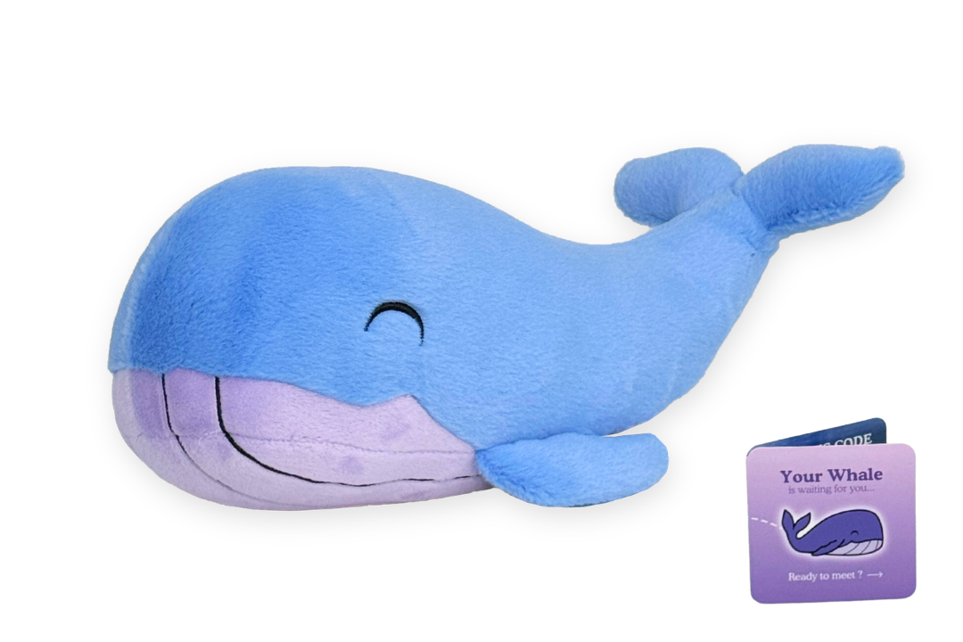 Adoption af hval Plushie