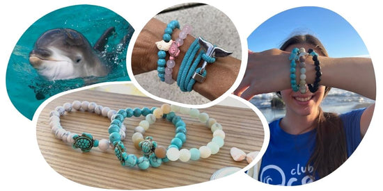 Bracciale con tracciamento dei delfini