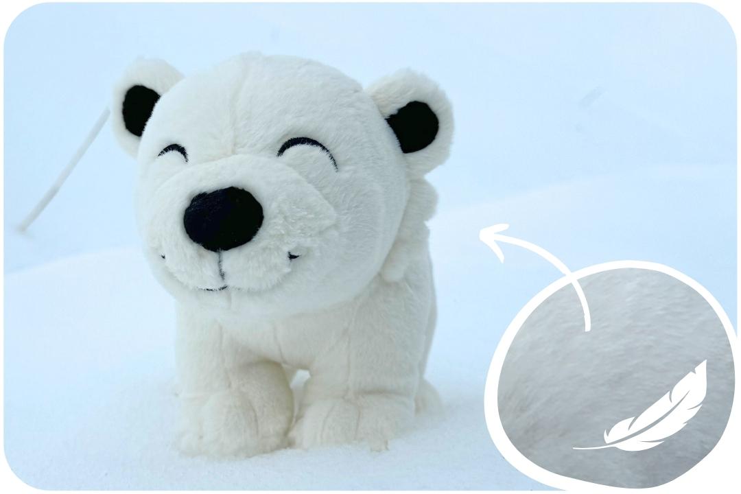 Eisbär-Adoptionsplüschtier