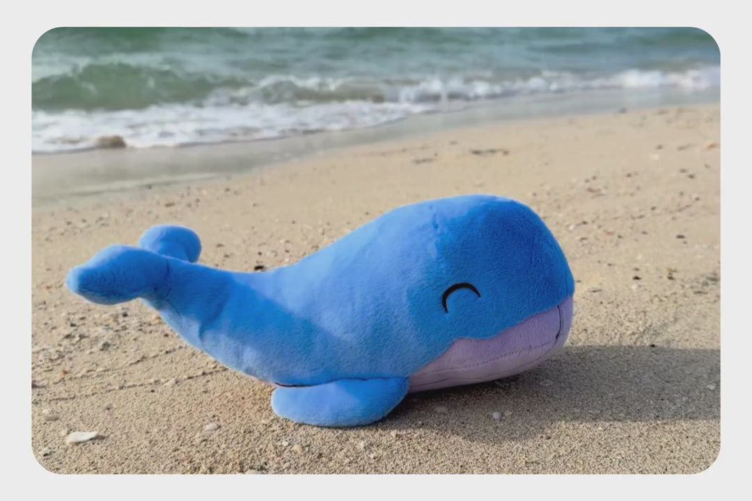 Indlæs og afspil video i Gallery viewer, Whale Adoption Plushie
