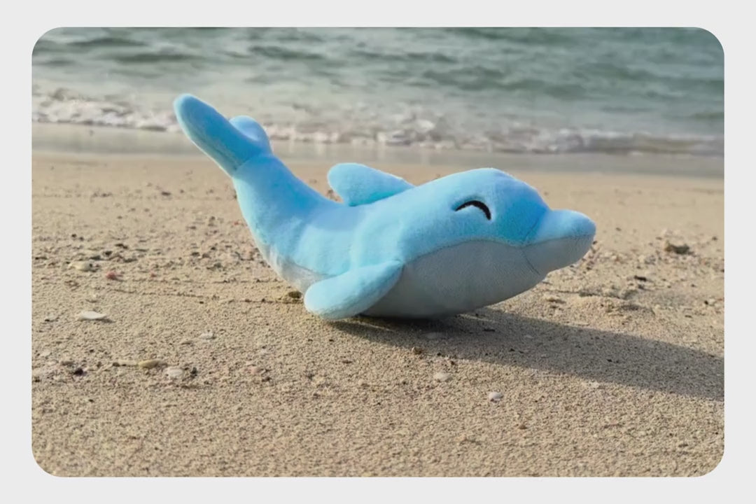 Load and play video in Gallery viewer, Dolphin Plushie
